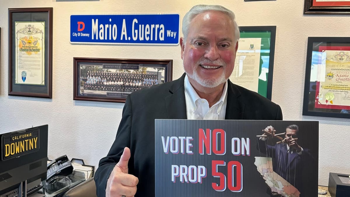 Vote No on Prop. 50; stop the power grab, protect our voice